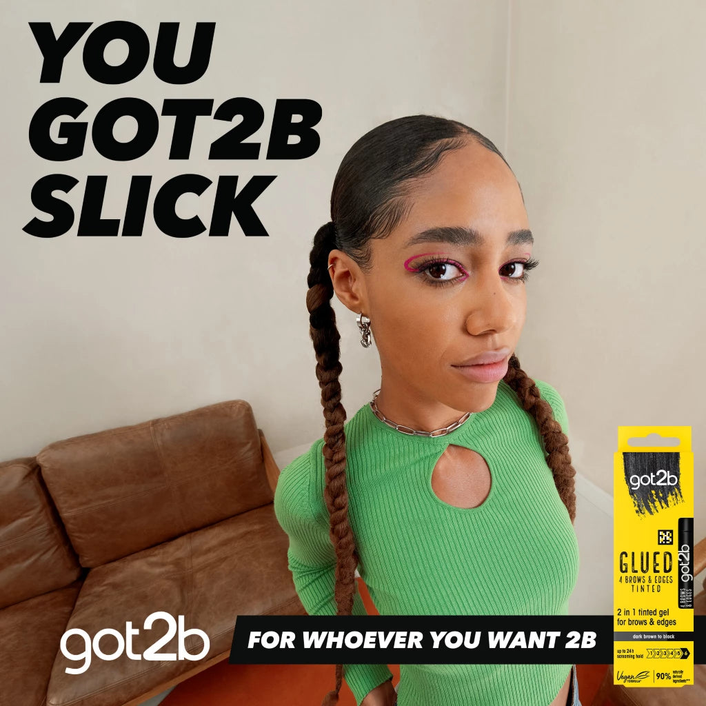 Schwarzkopf GOT2B Glued 4 Brows & Edges Tinted Black