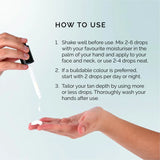 Sienna Self Tan Serum Drops 30ml how to use