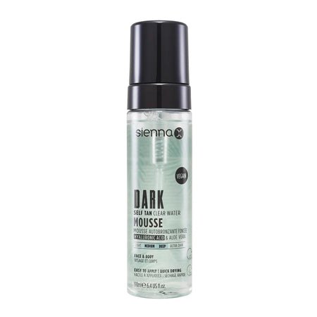 Sienna X Dark Self Tan Clear Water Mousse 190ml