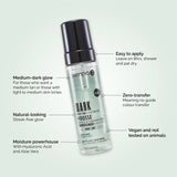 Sienna X Dark Self Tan Clear Water Mousse 190ml Benefits