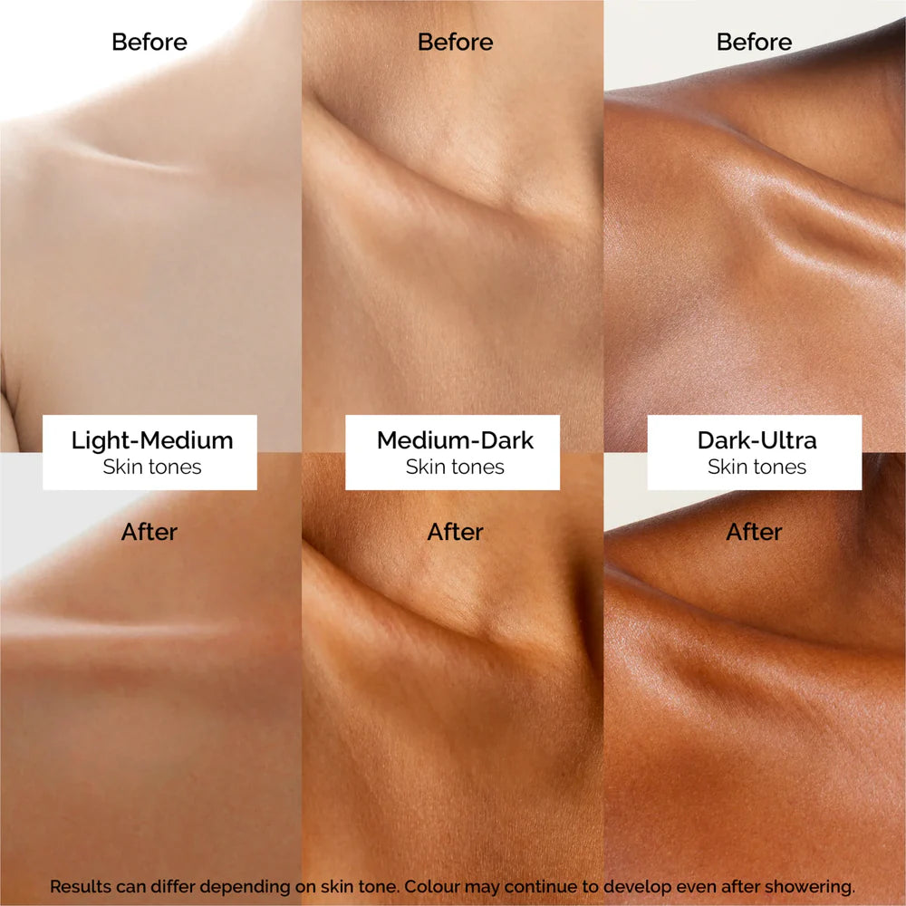 Sienna X Dark Self Tan Clear Water Mousse 190ml etc
