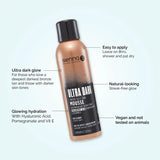 Sienna X Ultra Dark Mousse 200ml benefits
