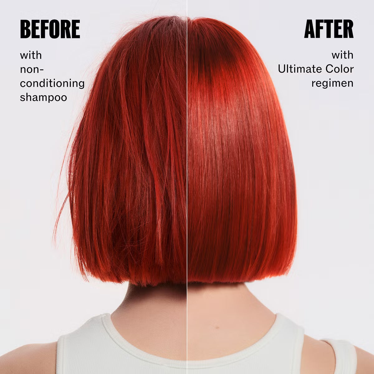 Wella Professionals  Ultimate Color Step 2 Conditioner 200ml BEFORE AND AFTER HWS BEAUTY