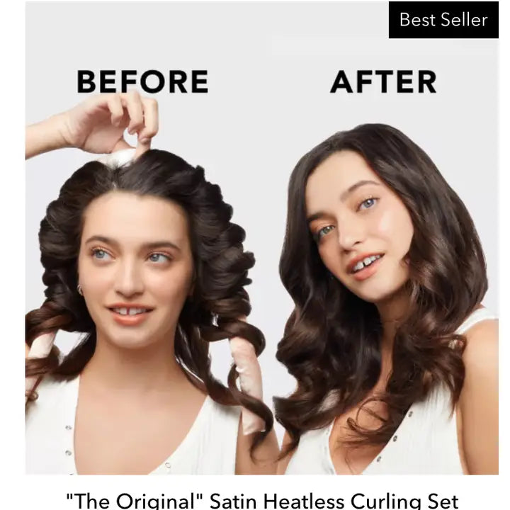 Kitsch Satin Heatless Curling Set - Sunset Tie Dye