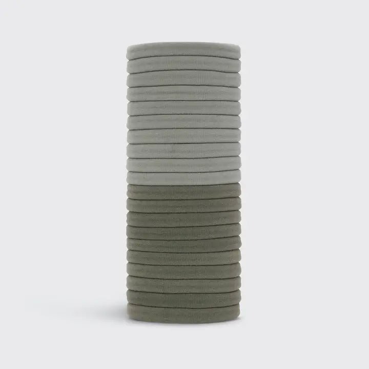 Kitsch Eco-Friendly Nylon Elastics 20pc Set - Eucalyptus
