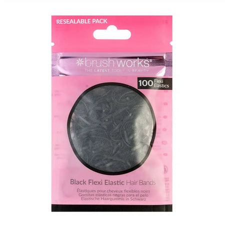 Brushworks 100 Flexi Elastic Hairbands