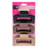 Brushworks Classic Claw Clips 3 Pack