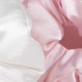 Brushworks Large Cloud Scrunchies - Pink & White (2 Pack)
