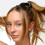 Brushworks Contrast Scrunchies Black and White