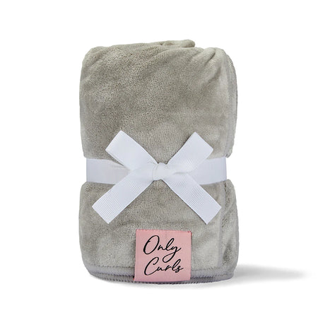 Only Curls Microfibre Hair Towel Silver