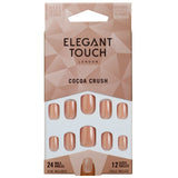 Elegant Touch False Nails Squoval Short Length - Cocoa Crush