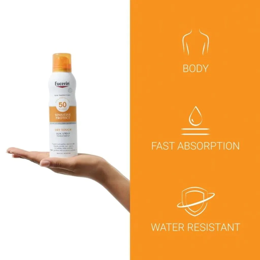 Eucerin Sun Dry Touch Transparent Spray SPF50 200ml