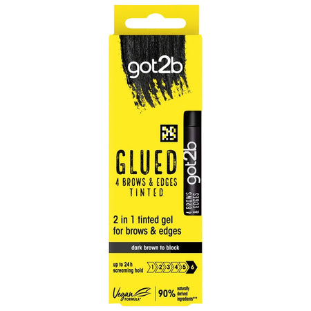 Schwarzkopf GOT2B Glued 4 Brows & Edges Tinted Black