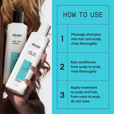 Nioxin-Part System 3 Trial Kit for Coloured Hair with Light Thinning