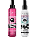 Redken Thermal Spray 250ml and One United 150ml Bundle