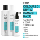 Nioxin-Part System 3 Trial Kit for Coloured Hair with Light Thinning