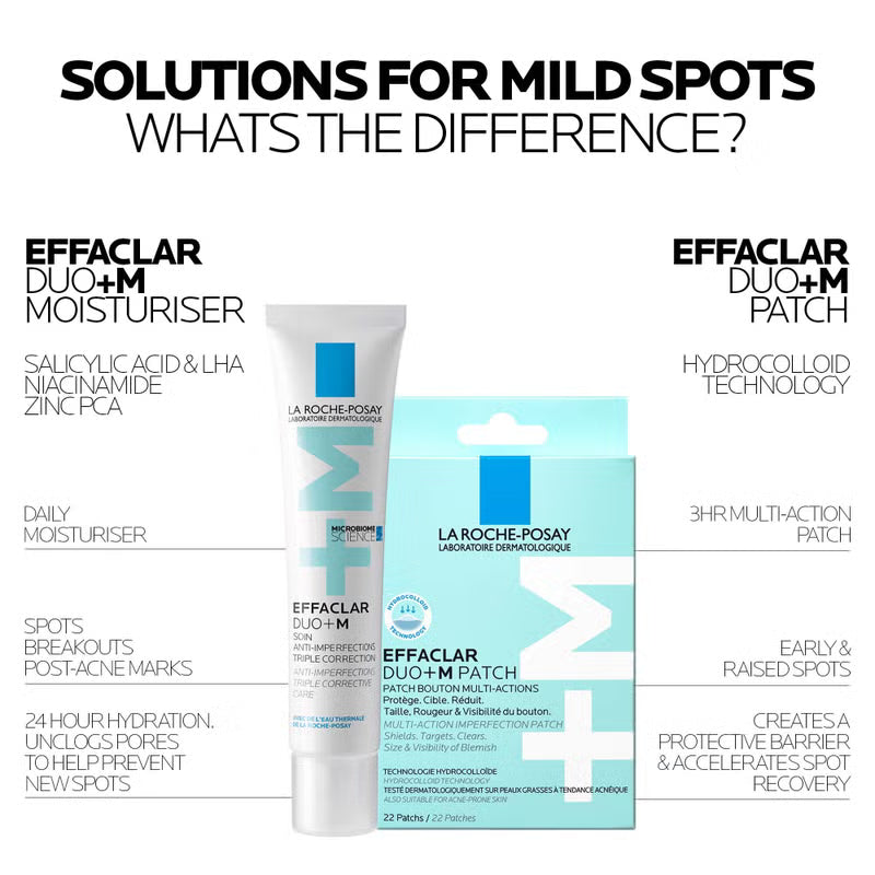 La Roche-Posay Effaclar Duo+M Patch Multi-Action Imperfection Patch (22 Patches)