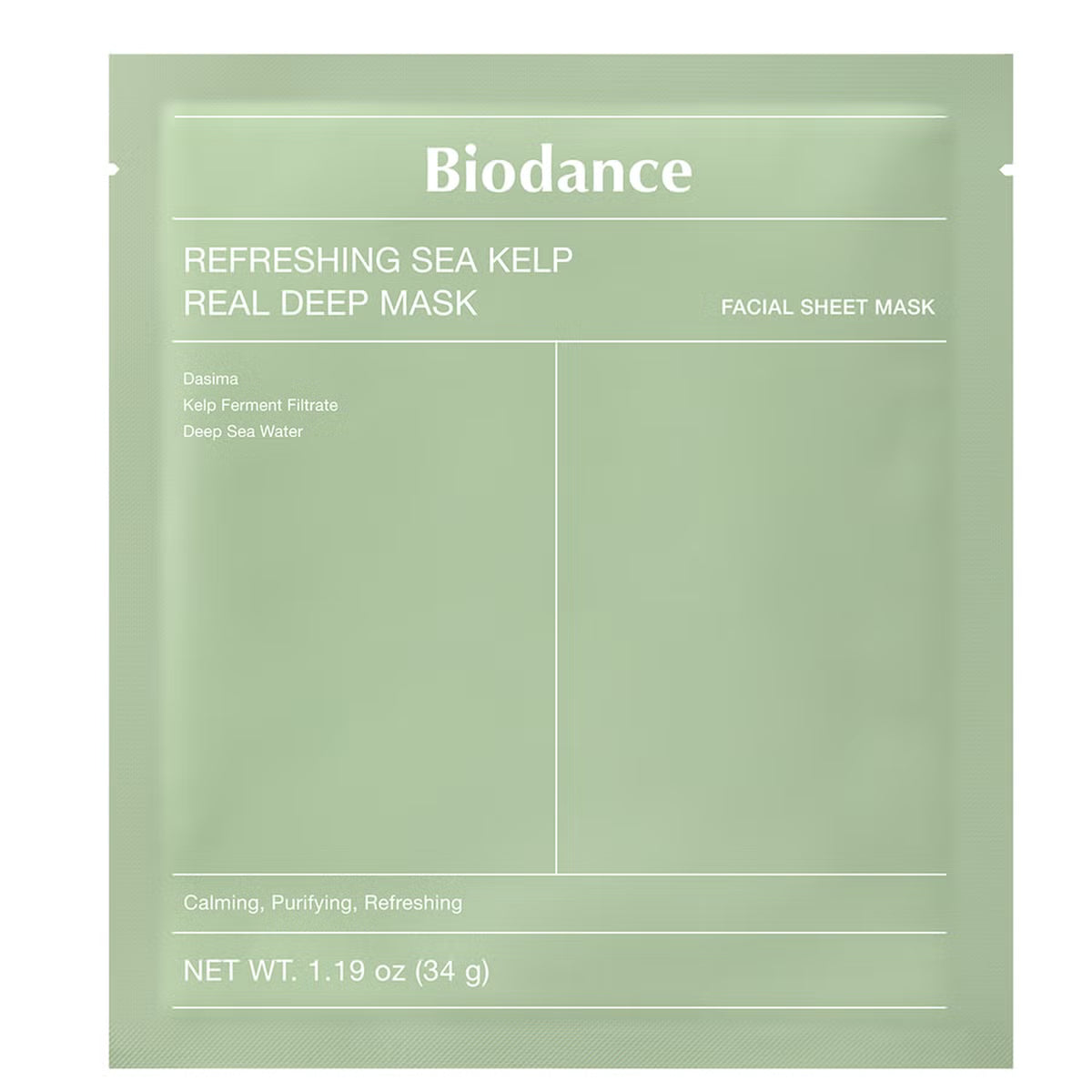 Biodance Refreshing Sea Kelp Real Deep Mask (4 Pack)