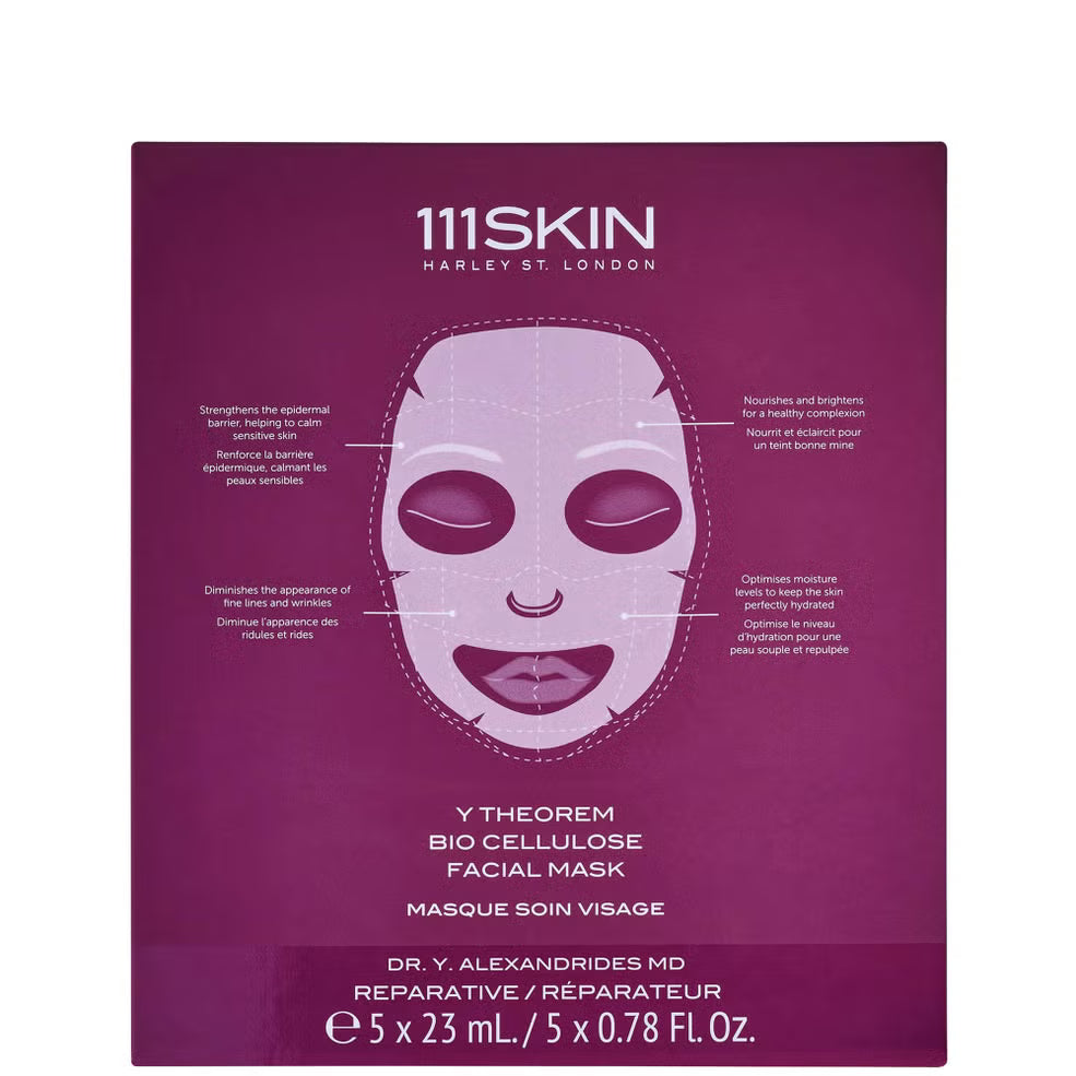 111Skin Y Theorem Bio Cellulose Facial Mask 5 x 23ml