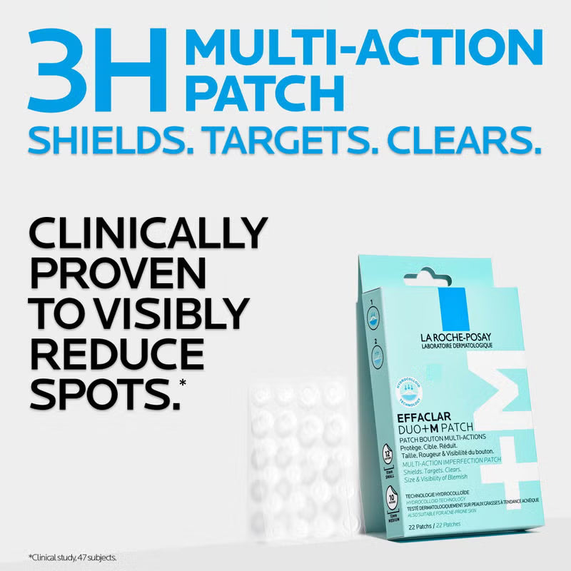 La Roche-Posay Effaclar Duo+M Patch Multi-Action Imperfection Patch (22 Patches)