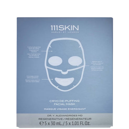 111Skin Cryo De-Puffing Facial Mask 5 x 30ml