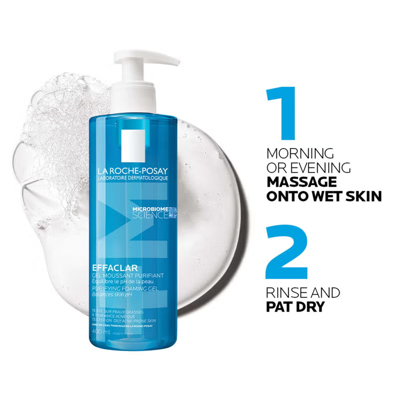 La Roche-Posay Effaclar Purifying Foaming Gel Cleanser 400ml