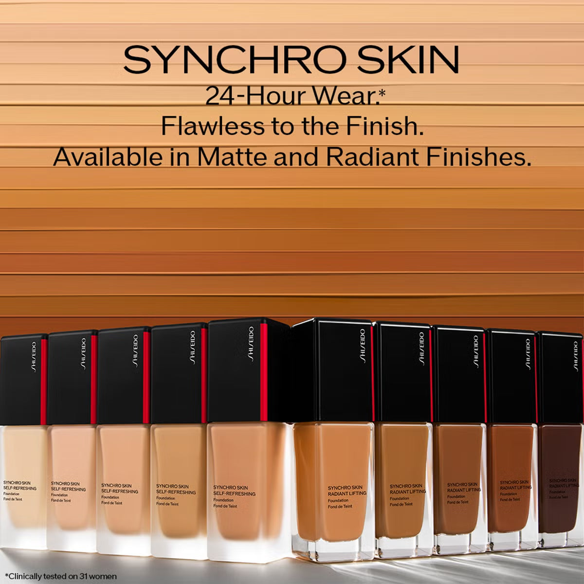 Shiseido Synchro Skin Self Refreshing 330 Bamboo Foundation SPF 30 PA++++ 30ml