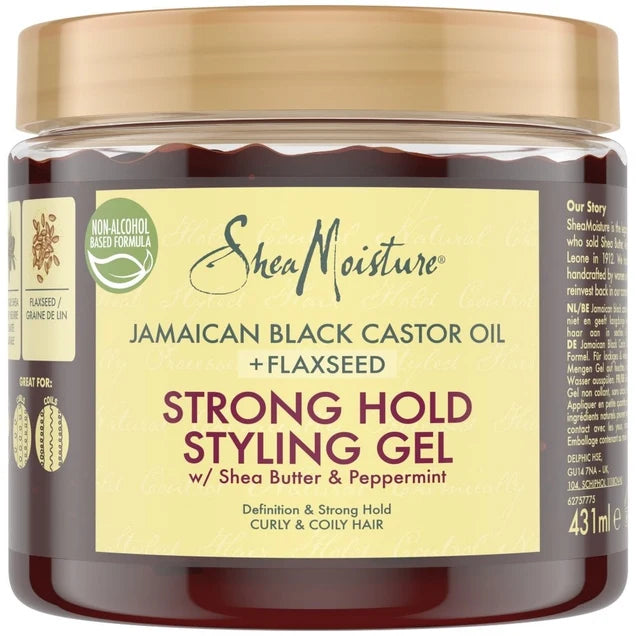 Shea Moisture Jamaican Black Castor Oil + Flaxseed Strong Hold Styling Gel 431ml