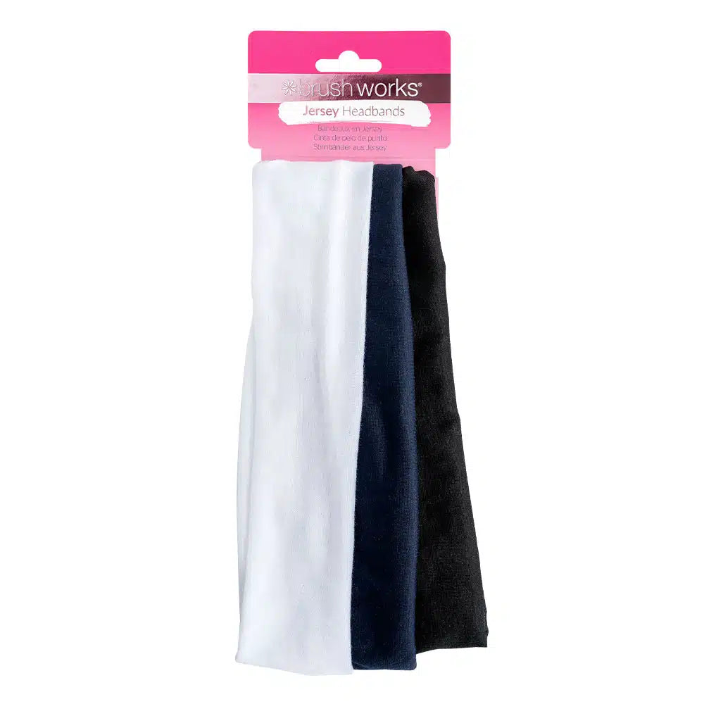 Brushwork’s Jersey Headbands (3 Pairs)