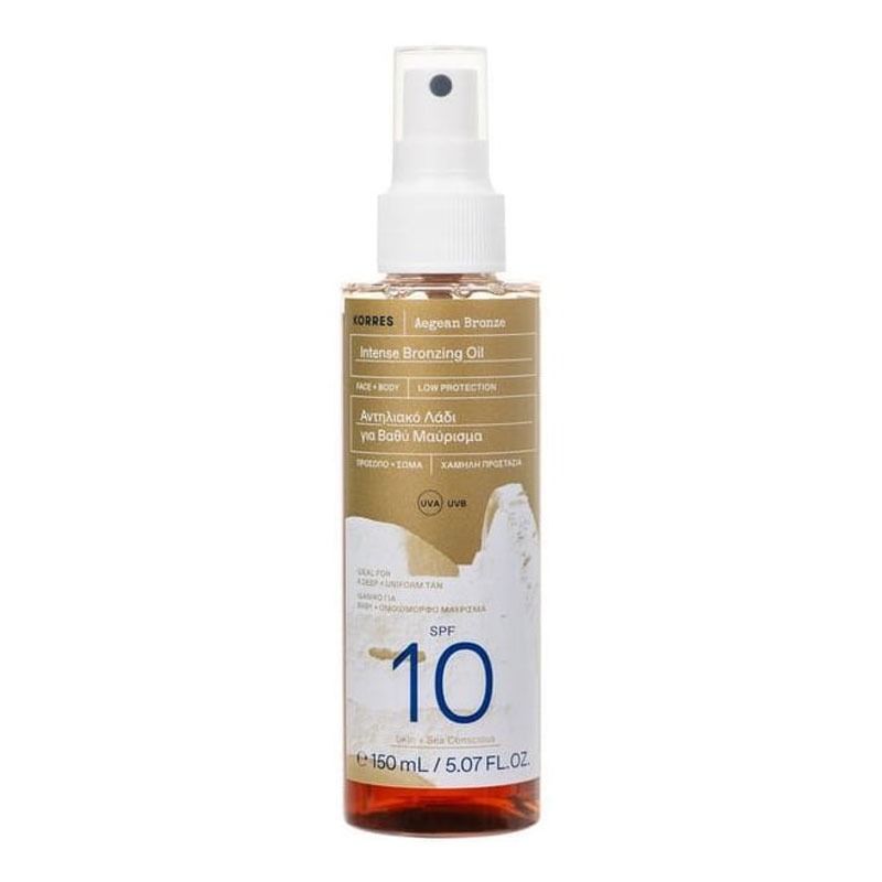 Korrres Aegean Bronze Intense Bronzing Oil SPF10 150ml