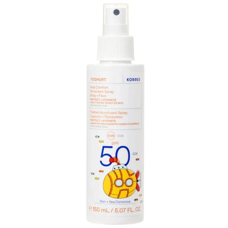 Korres Yoghurt Kids Comfort Sunscreen Spray SPF50 150ml