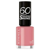 Rimmel 60 Seconds Super Shine Nail Polish 235 Preppy In Pink