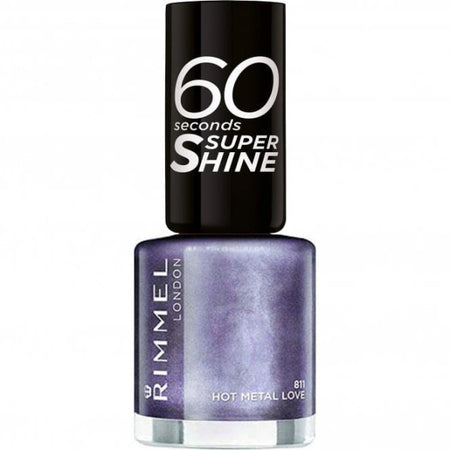 Rimmel 60 Seconds Super Shine Nail Polish 811 Hot Metal Love