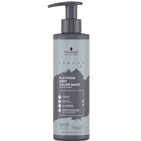 Schwarzkopf Chroma ID Platinum Grey 9-12 Color Mask 300ml