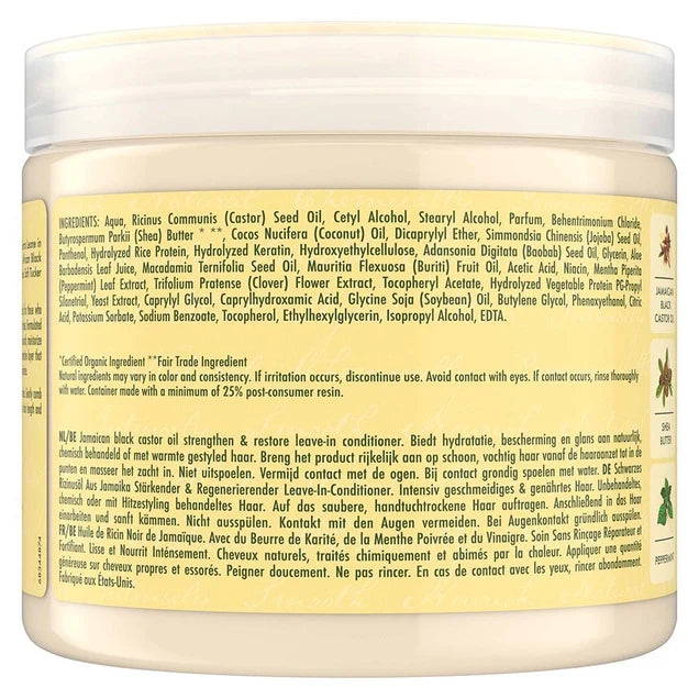 Shea Moisture Jamaican Black Castor Oil Strengthen & Restore Leave-In Conditioner 431ml