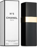 Chanel N°5 Refillable Spray Eau De Toilette 50ml + Box