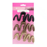 Brushworks Wave Claw Clips 3 pack