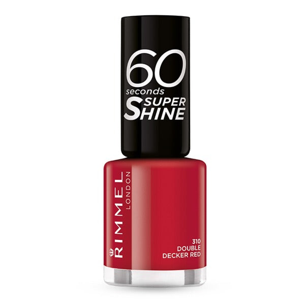Rimmel 60 Seconds Super Shine Nail Polish 310 Double Decker Red