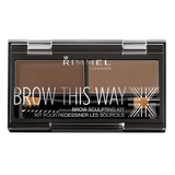 Rimmel Brow This Way Eyebrow Kit 002 Medium Brown