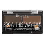 Rimmel Brow This Way Eyebrow Kit 003 Dark Brown