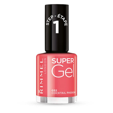 Rimmel Super Gel Nail Polish 032 Cocktail Passion