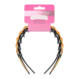 Brushworks Zig Zag Headbands 3 Pack