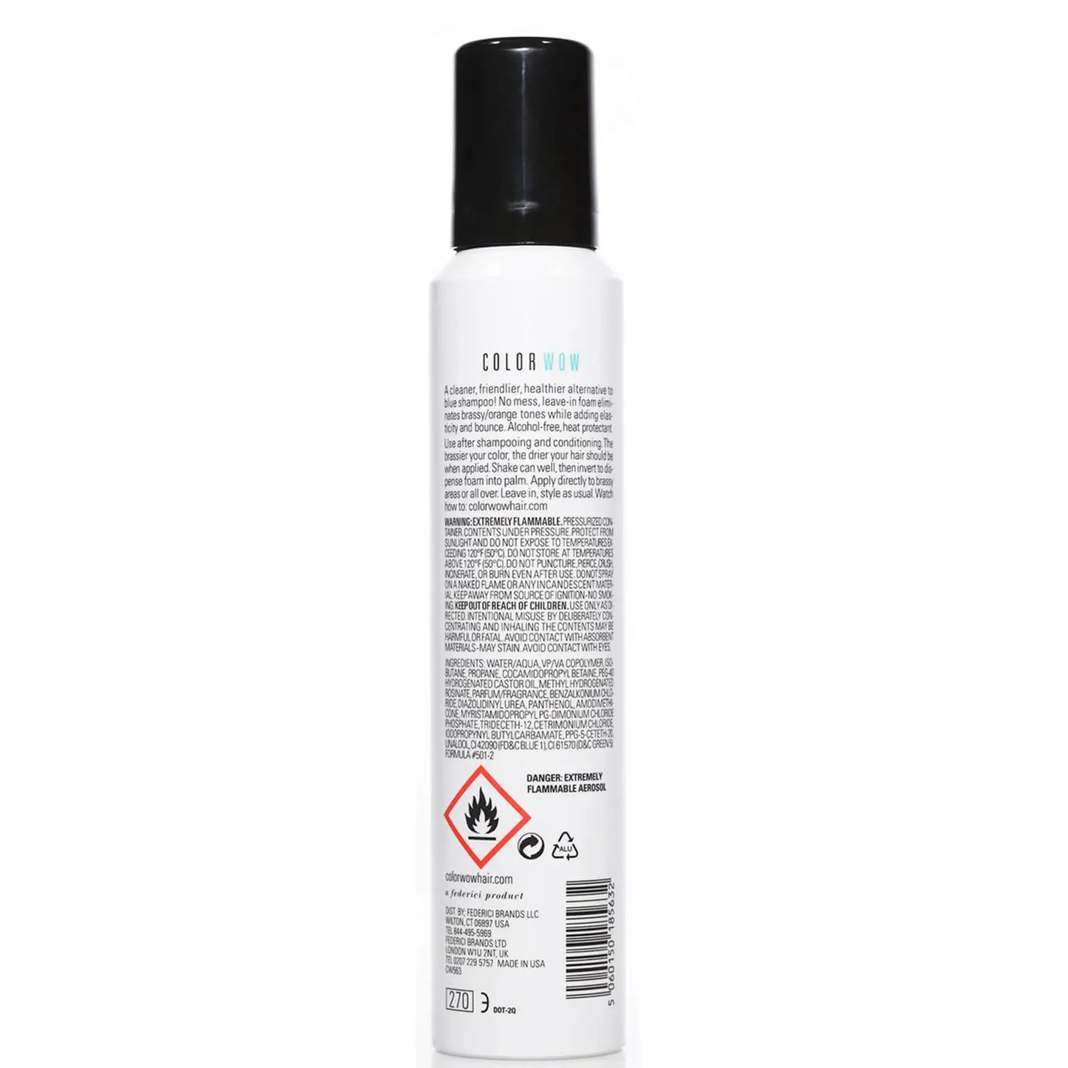 Color Wow Color Control Toning and Styling Foam - Brunette 200ml - Color Wow