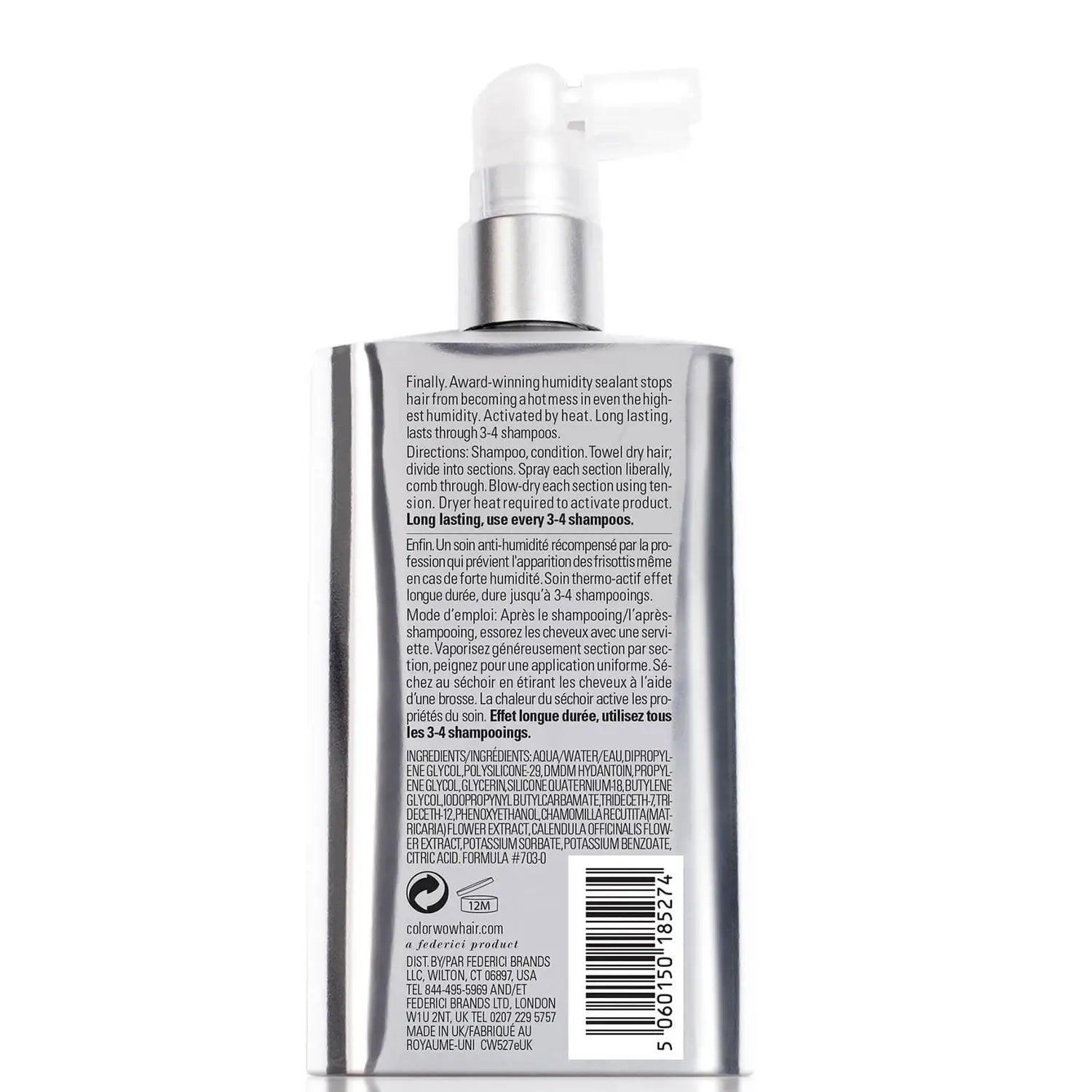 Color Wow Dream Coat Supernatural Spray organic ingredients