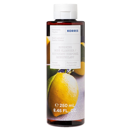 KORRES Basil Lemon Renewing Body Cleanser 250ml - Korres