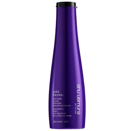Shu Uemura Art of Hair Yubi Blonde Anti-Brass Purple Shampoo for Bleached, Highlighted Blonde Hair 300ml - Shu Uemura